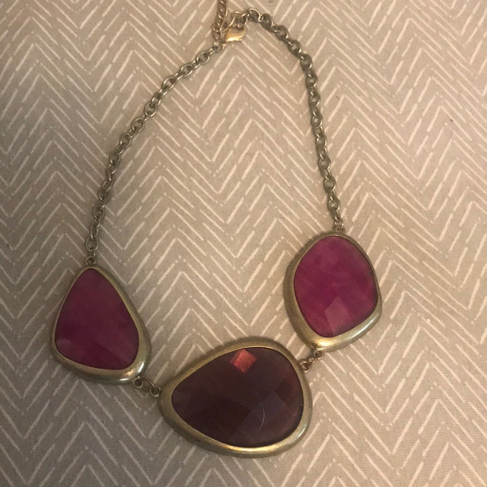 Purple necklace
